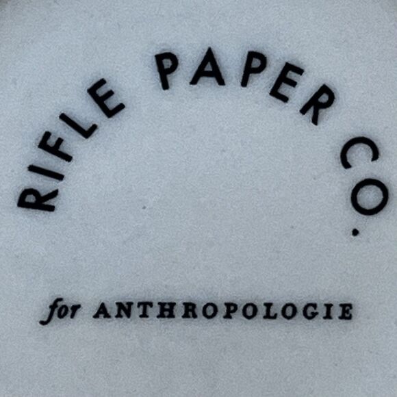 Rifle Paper Co x Anthropologie Monogram Floral Mug Letter A - Picture 4 of 12
